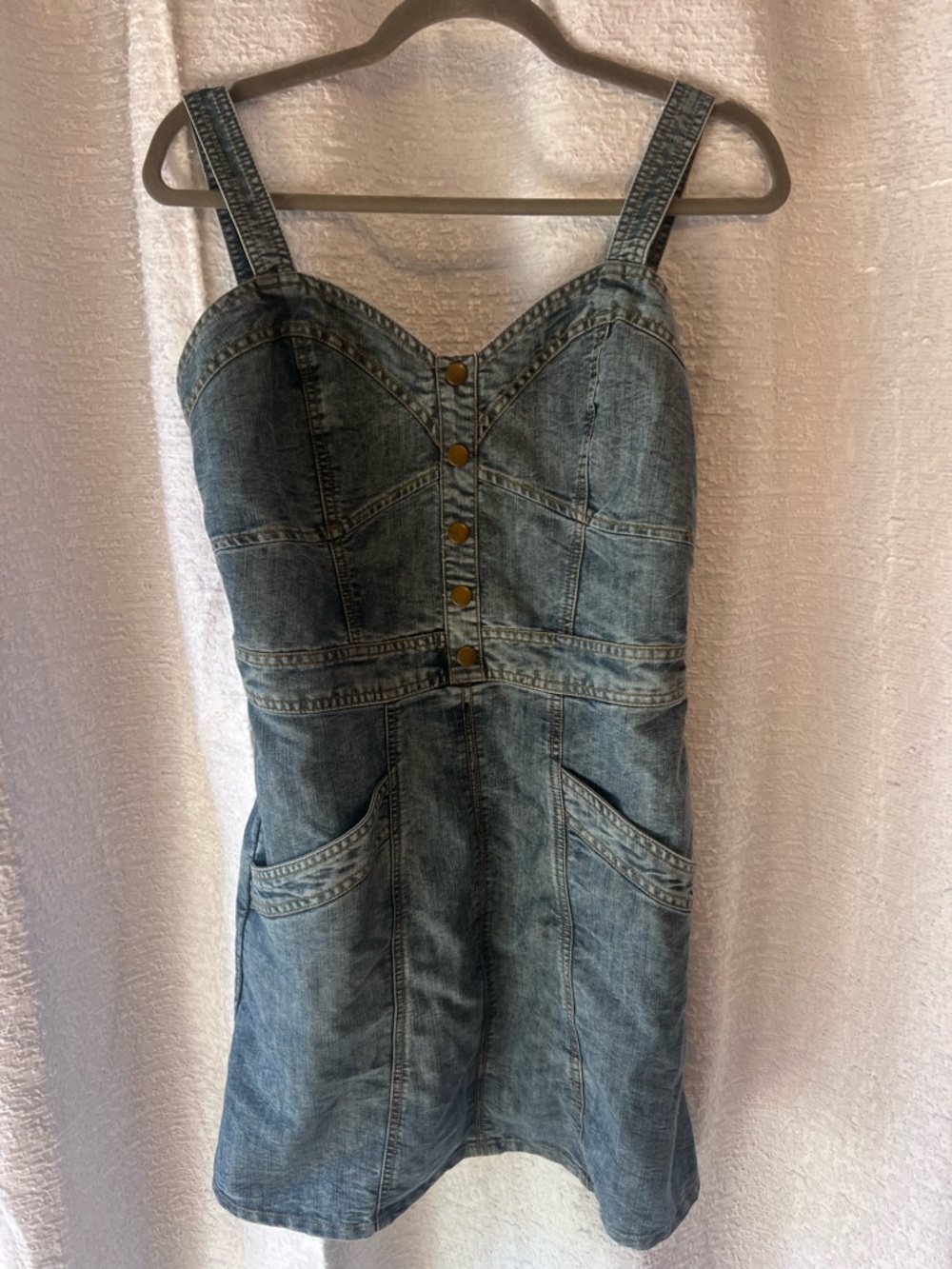 Jopay Denim Button-Front Jean dress